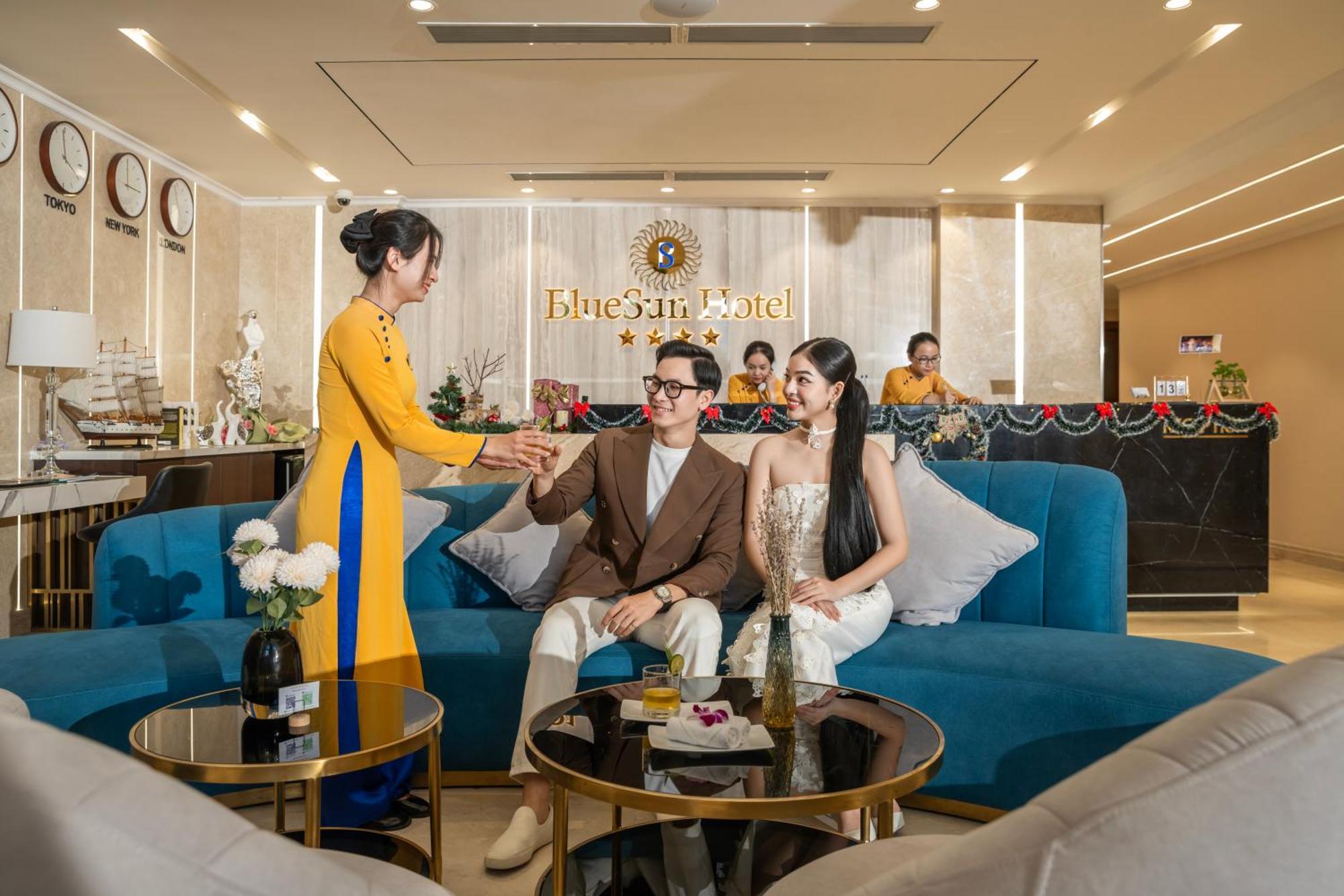 Bluesun Danang Beach Hotel Bagian luar foto